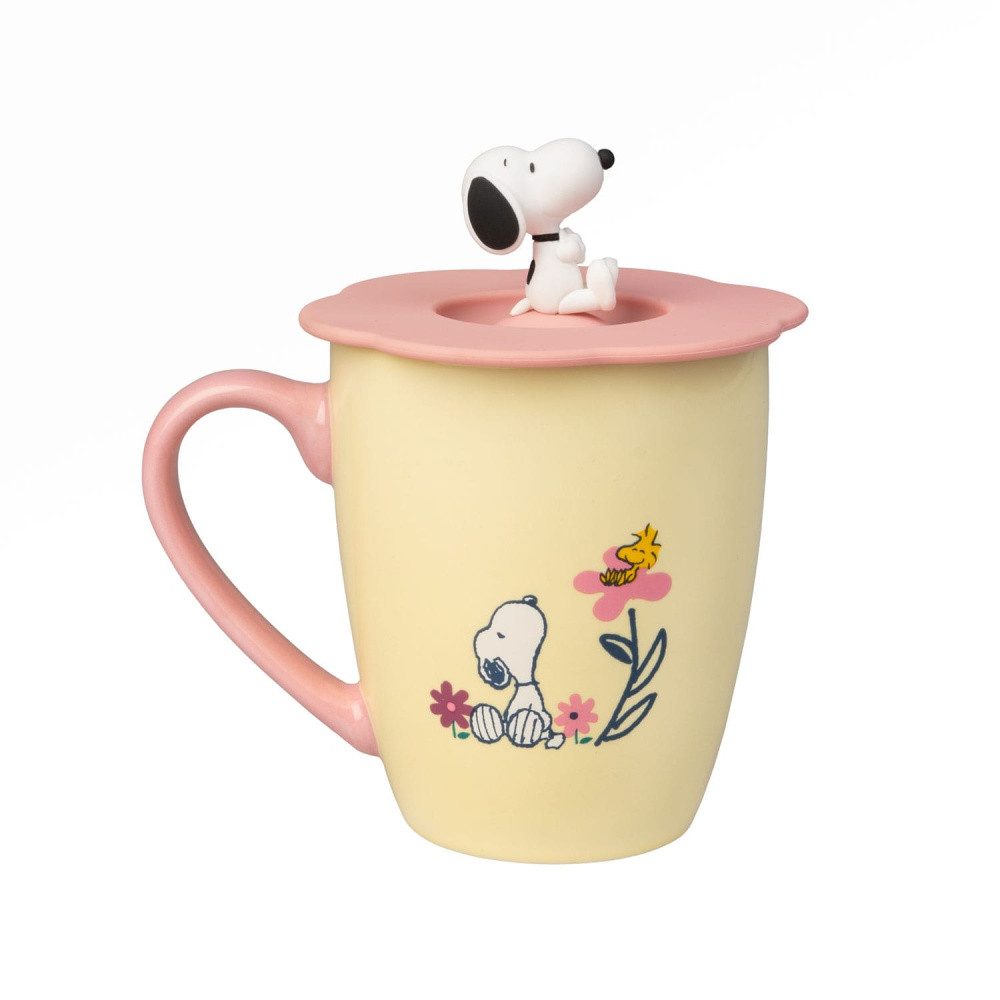 Grupo Erik Tasse Peanuts Tasse mit Deckel Premium Ver.