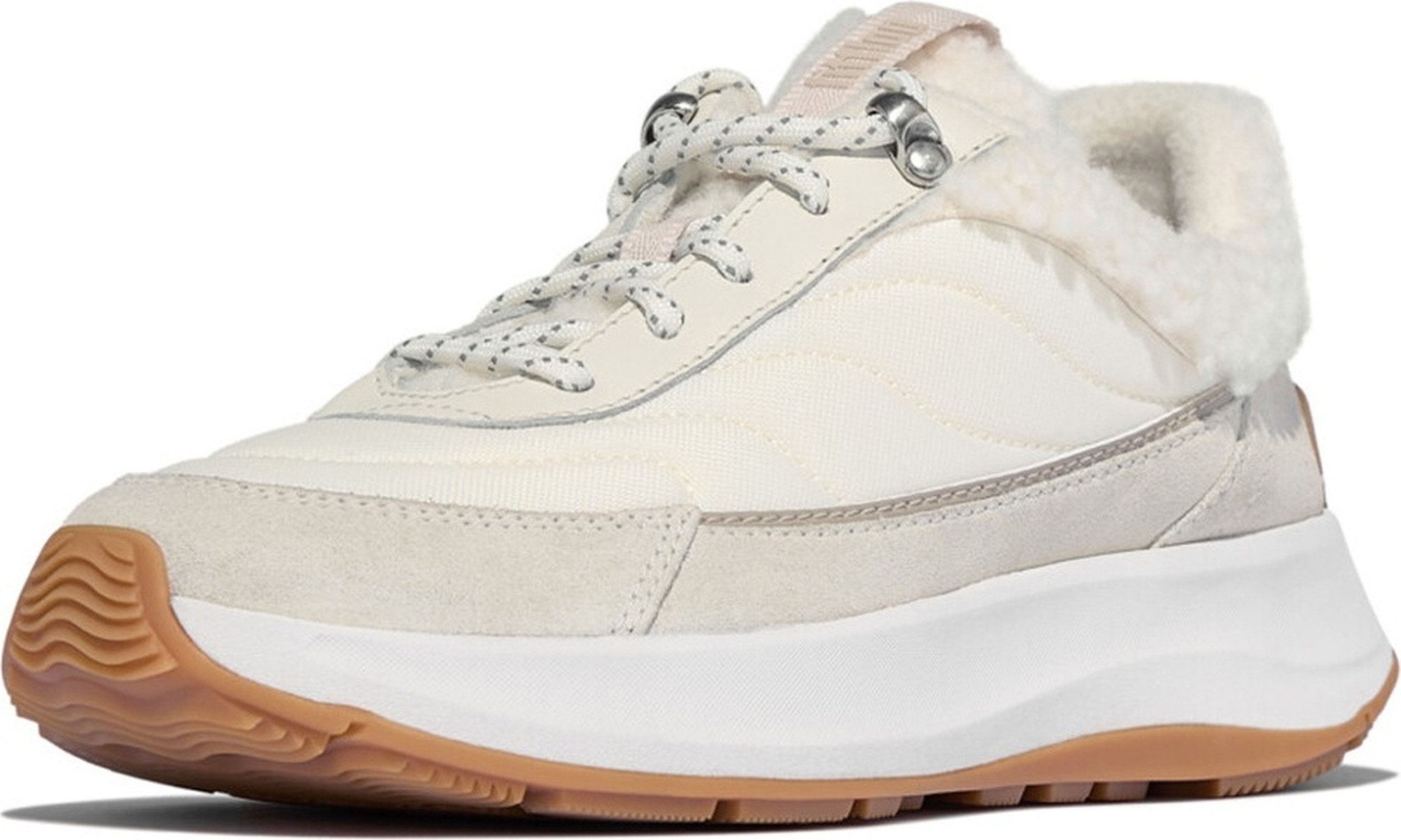 Fitflop F-Mode Flow Shearling-Mix Sneakers Sneaker