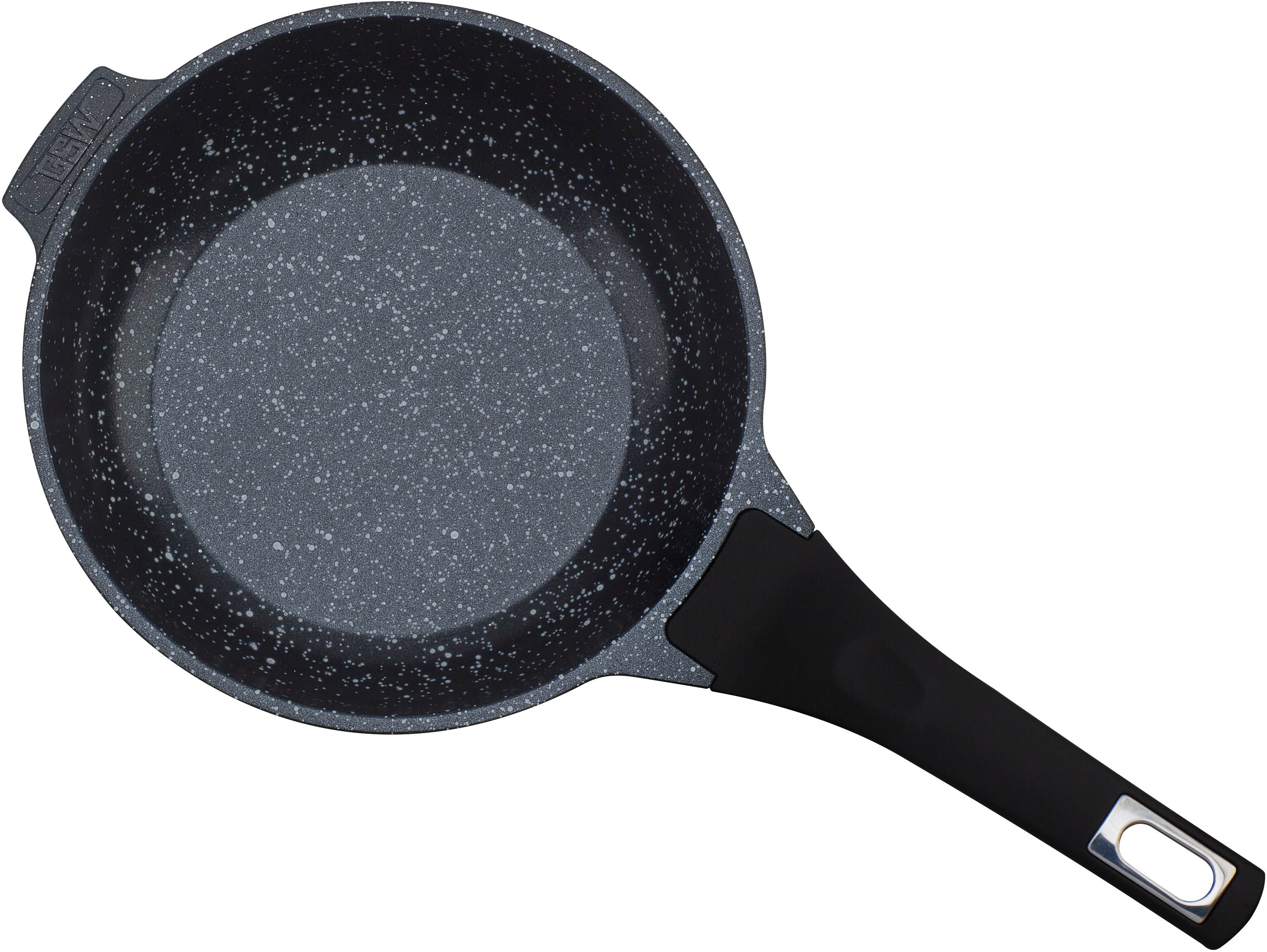 GSW Schmorpfanne Titanium Granit Advanced, Aluminiumguss (1-tlg), Schmorpfanne aus Aluminium-Guss mit Antihaft-Versiegelung