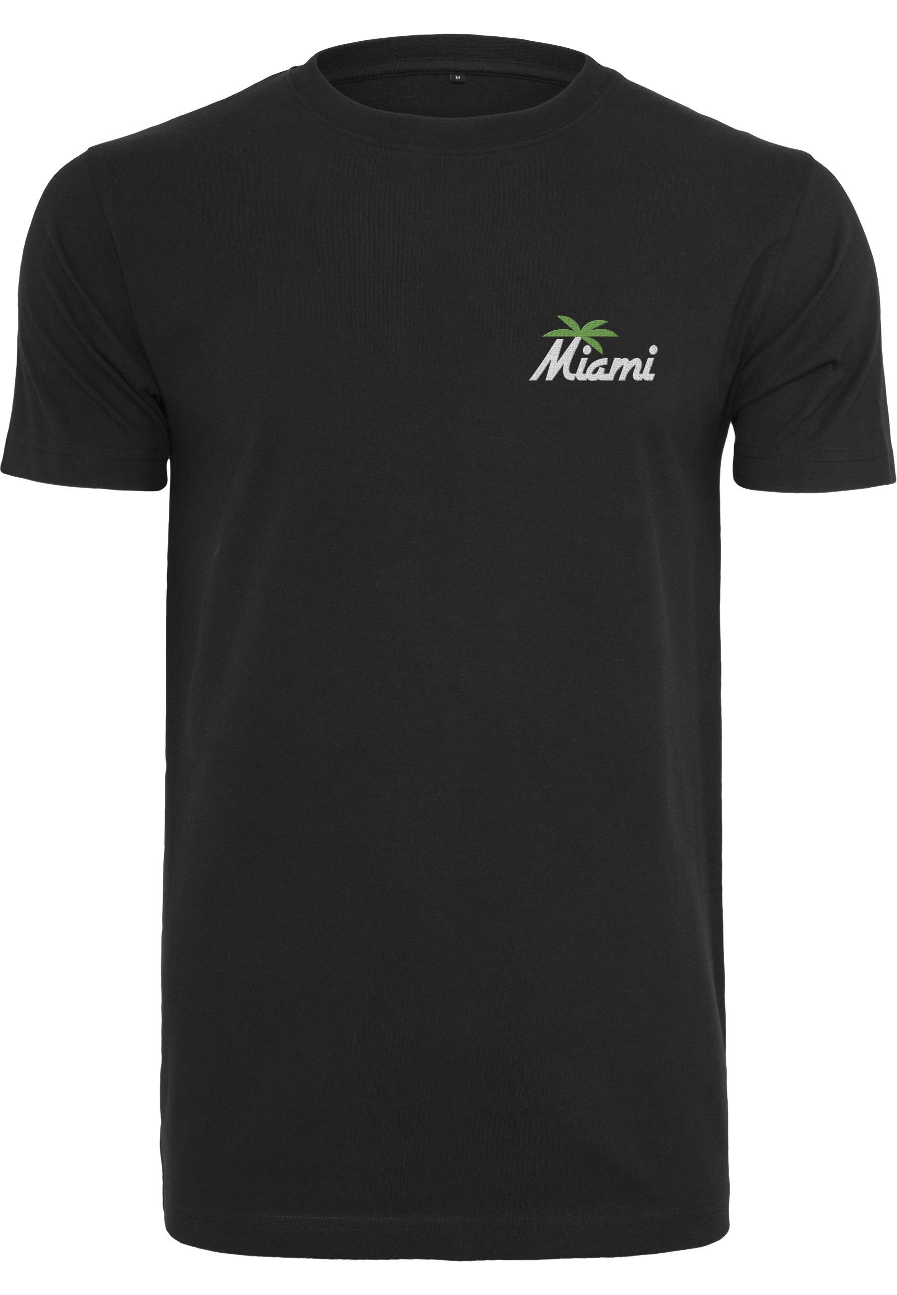 T-Shirt MisterTee Herren Miami Palm Tree EMB Tee