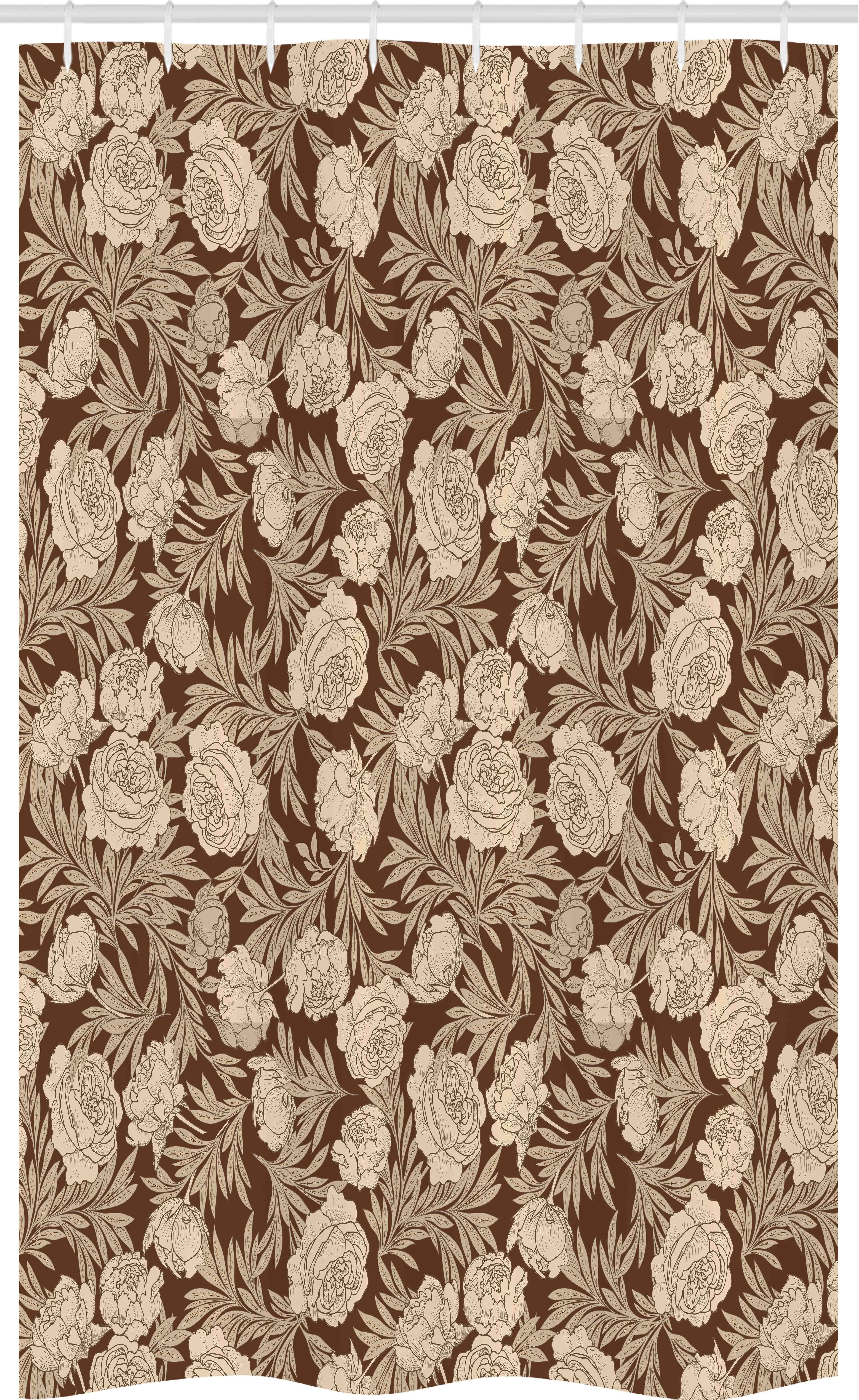 Abakuhaus Duschvorhang Badezimmer Deko Set aus Stoff mit Haken Breite 120 c günstig online kaufen