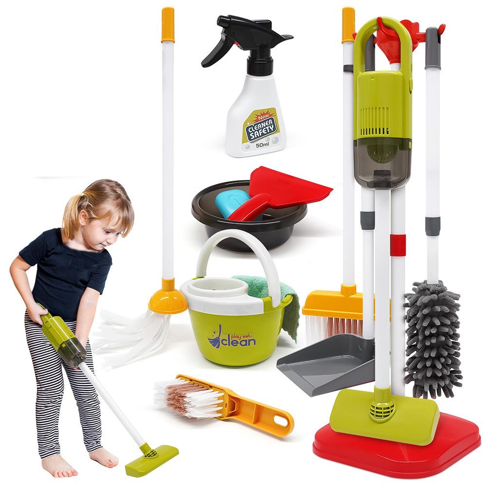 CLTYQ Kinder-Haushaltsset Reinigungs-Set, Kinderstaubsauger Mit Saug günstig online kaufen