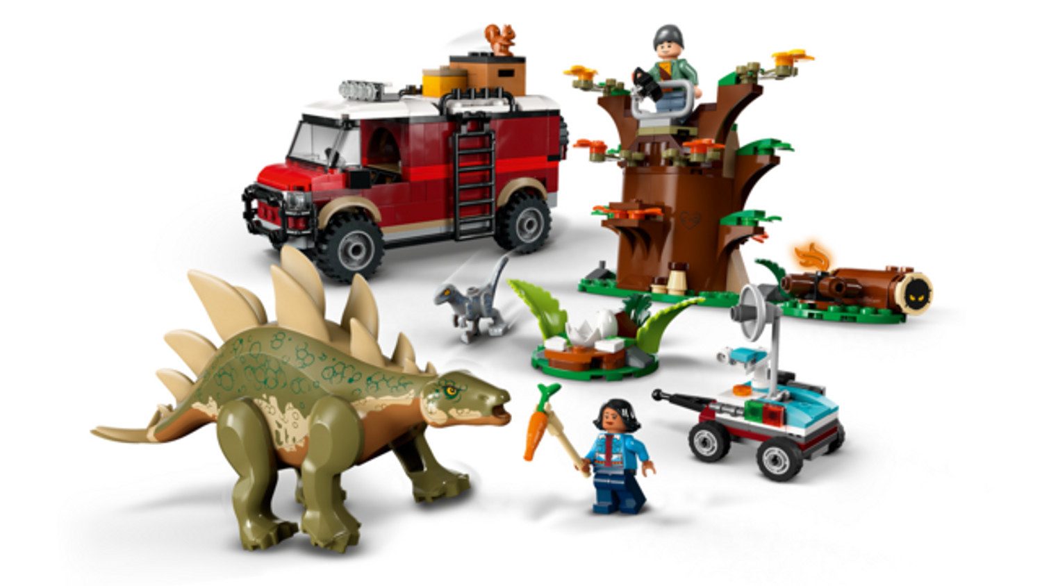 LEGO® Jurassic World Dinosaurier-Missionen: Entdeckung des Stegosaurus Konstruktionsspielsteine, (Dinosaurier-Missionen: Entdeckung des Stegosaurus, Klemmbausteine), Made in Europe