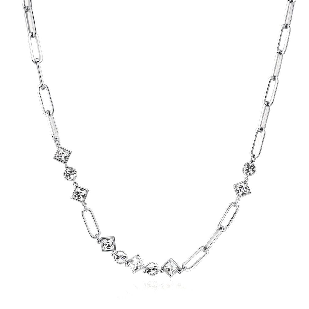 Brosway Kette mit Einhänger Decent necklace with clear crystals Emphasis BEH05