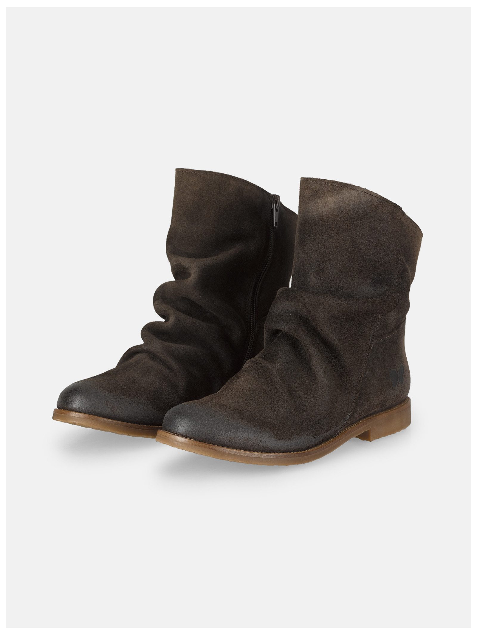 Felmini Wide Fit Stiefelette Veloursleder . Stiefelette (1-tlg)