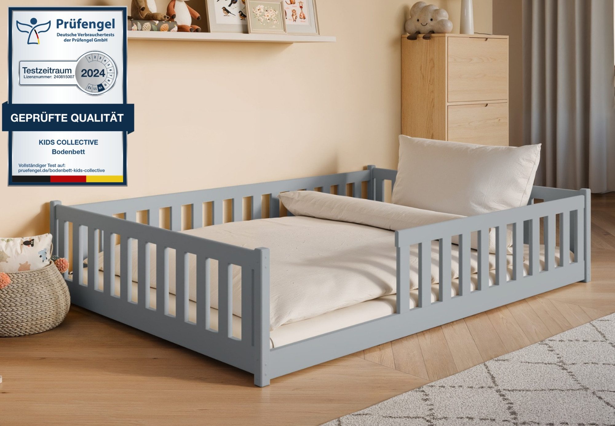 Kids Collective Kinderbett Bodenbett Bett mit günstig online kaufen