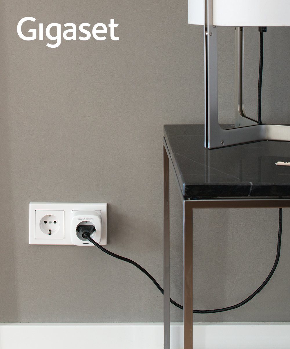 mit - Gigaset Zeitschaltuhr 2 Steckdosen Funksteckdosen Smart-Home Elements Set Gigaset Starter-Set