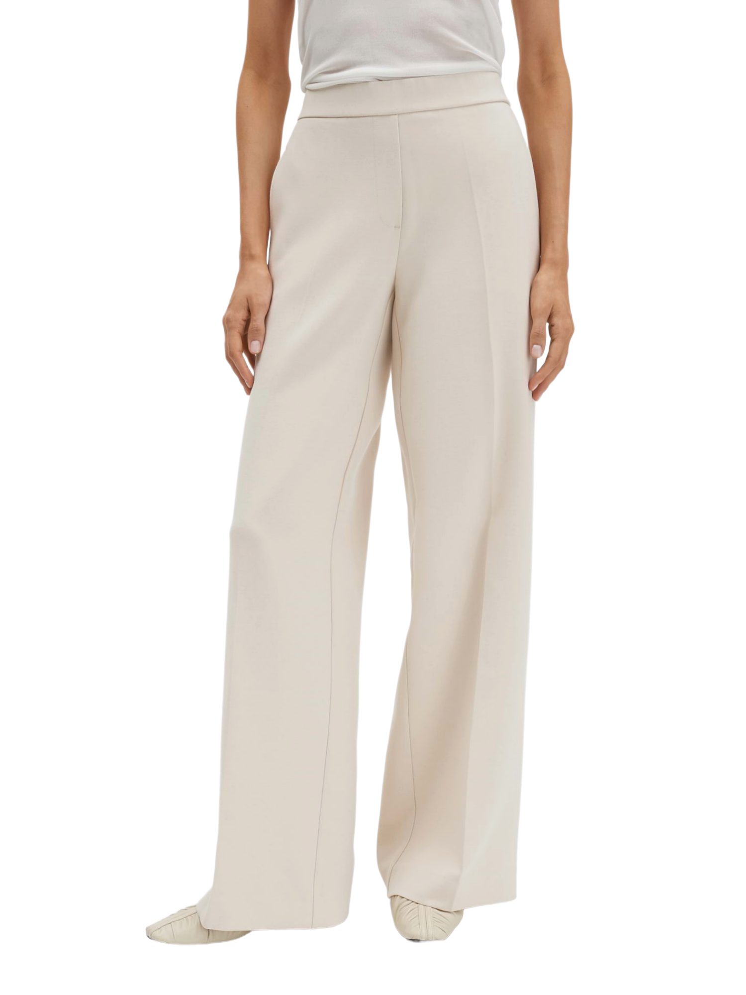 someday Stoffhose natur,Casual,Polyester,Unifarben,Wide Leg – Bild 2 von 5
