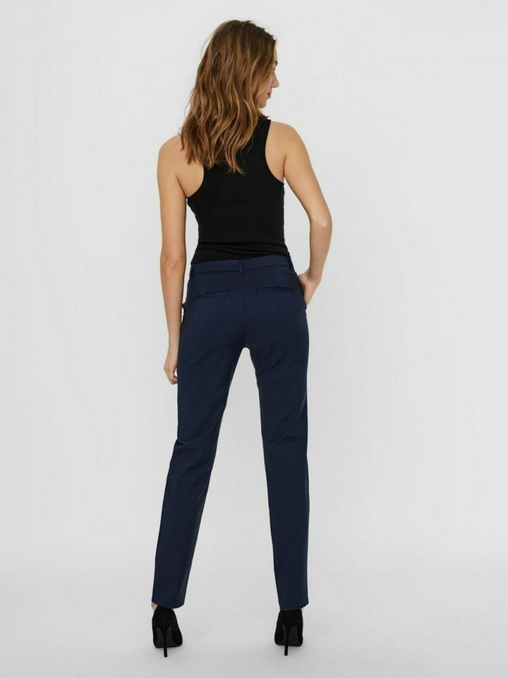 Vero Moda Chinohose Leah (1-tlg) Plain/ohne Details