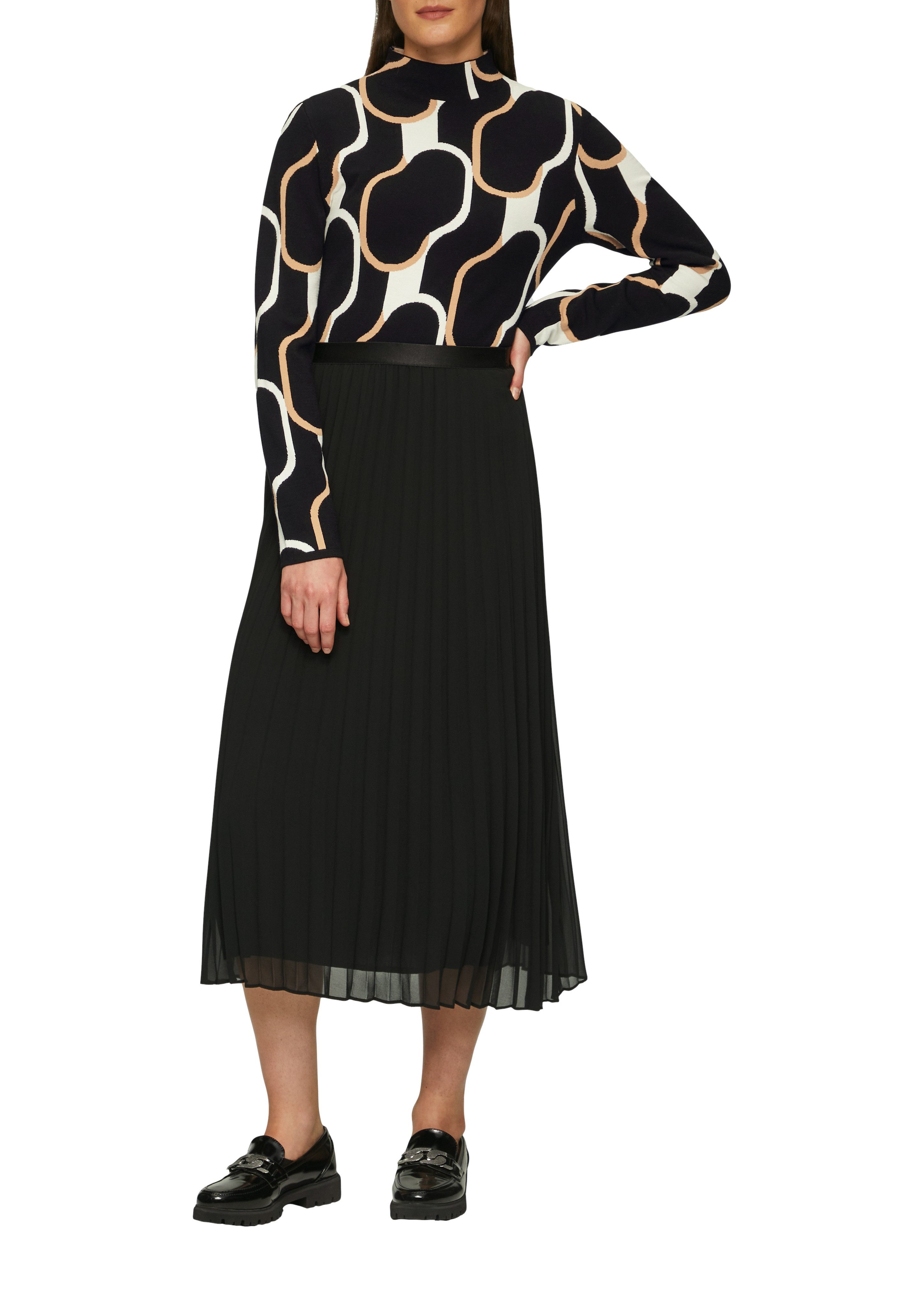 s.Oliver BLACK LABEL Strickpullover mit grafischem günstig online kaufen