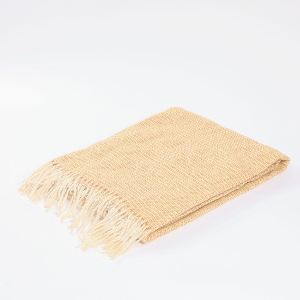 Wohndecke Wolldecke MILA Farbauswahl- 140 x 200 cm, HOME DELUXE, Kuscheldecke, Sofadecke