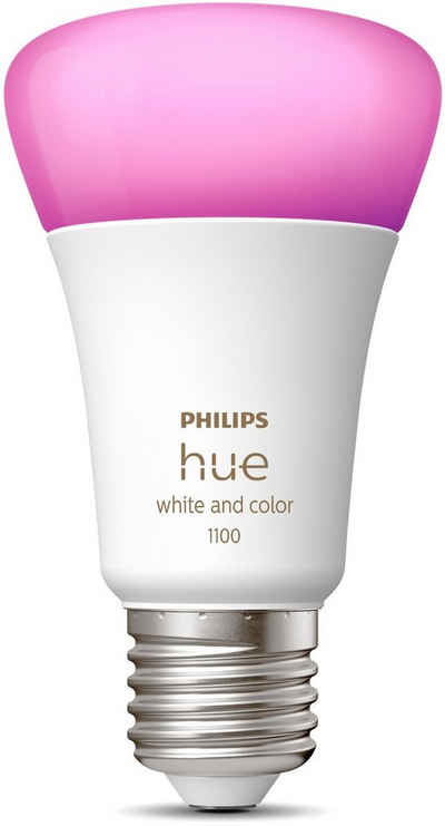 Philips Hue »White & Col. Amb. E27 Einzelpack 800lm 75W« LED-Leuchtmittel, E27, 1 St., Warmweiß, Farbwechsler