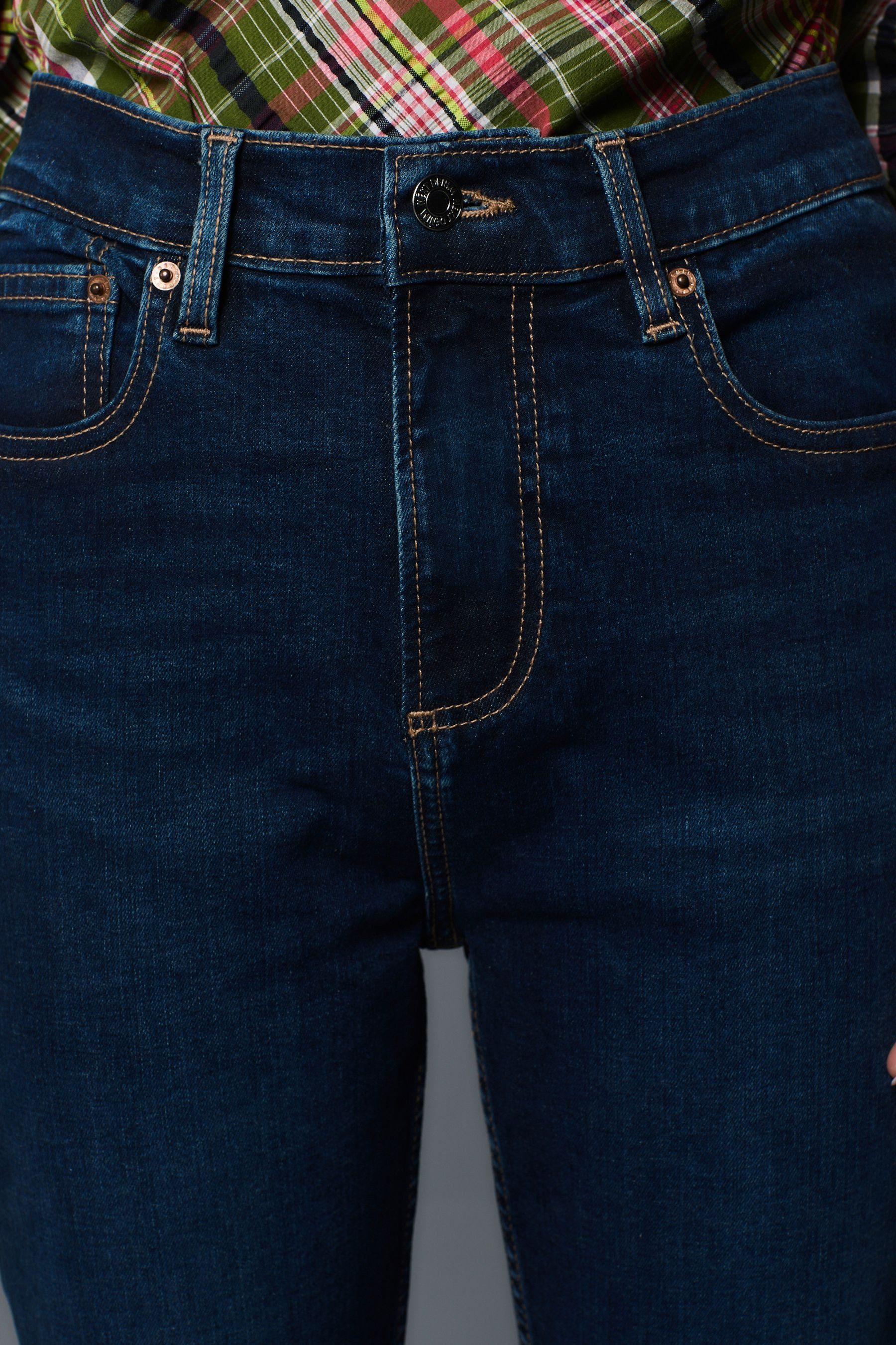 Next Slim-fit-Jeans Slim Fit Stretch-Jeans mit mittelhohem Bund (1-tlg)