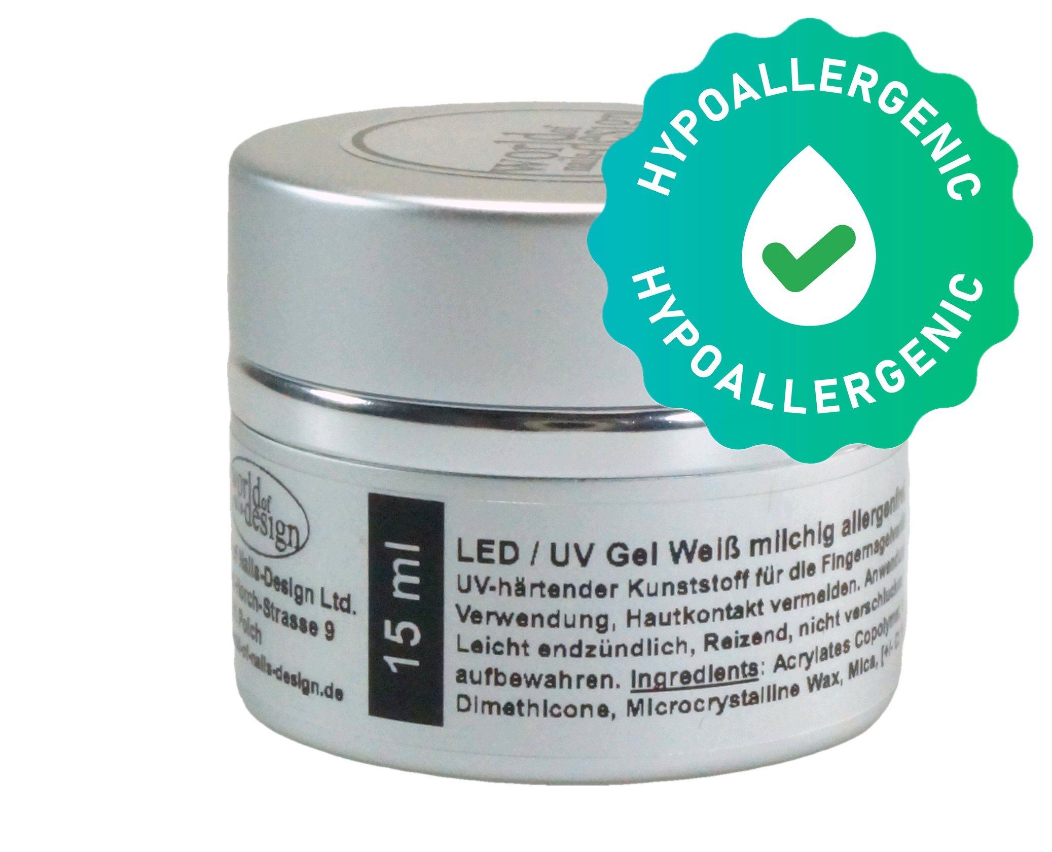 World of Nails-Design UV-Gel 15ml UV/LED allergenfreies Gelee Gel Camouflage, kein Verlaufen