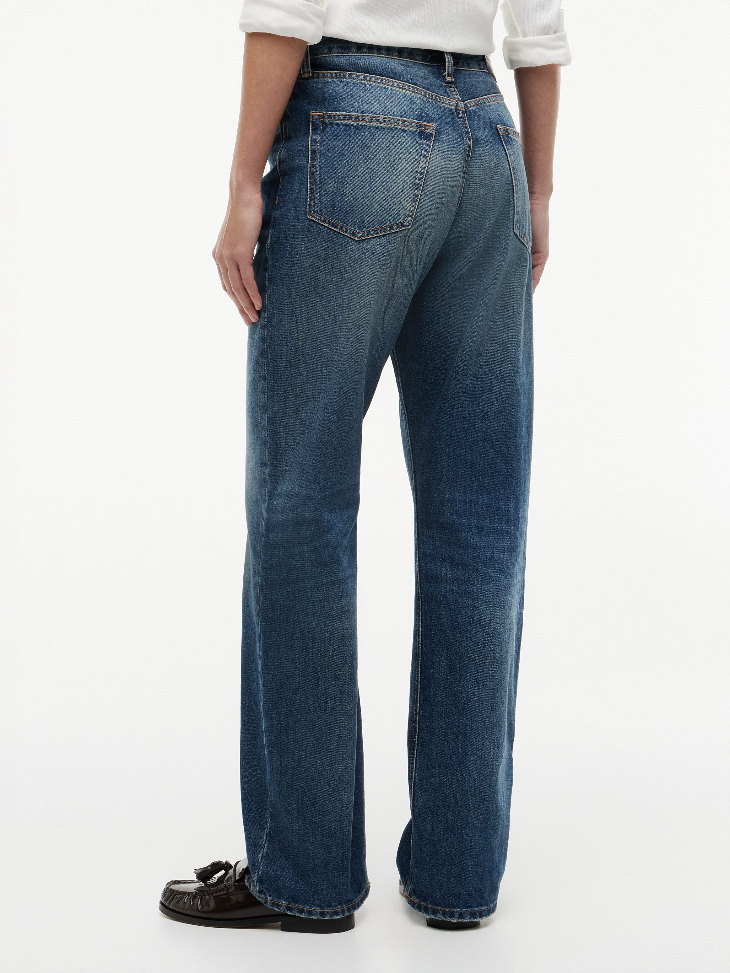 Tommy Hilfiger Straight-Jeans LOOSE STRAIGHT CAM RW Baumwolle, straight fit, regular waist