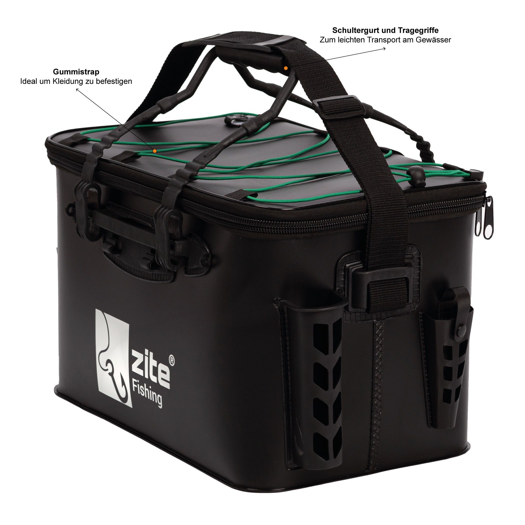 Zusammenklappbarer Angel Eimer - EVA Fischköder Eimer Für Outdoor