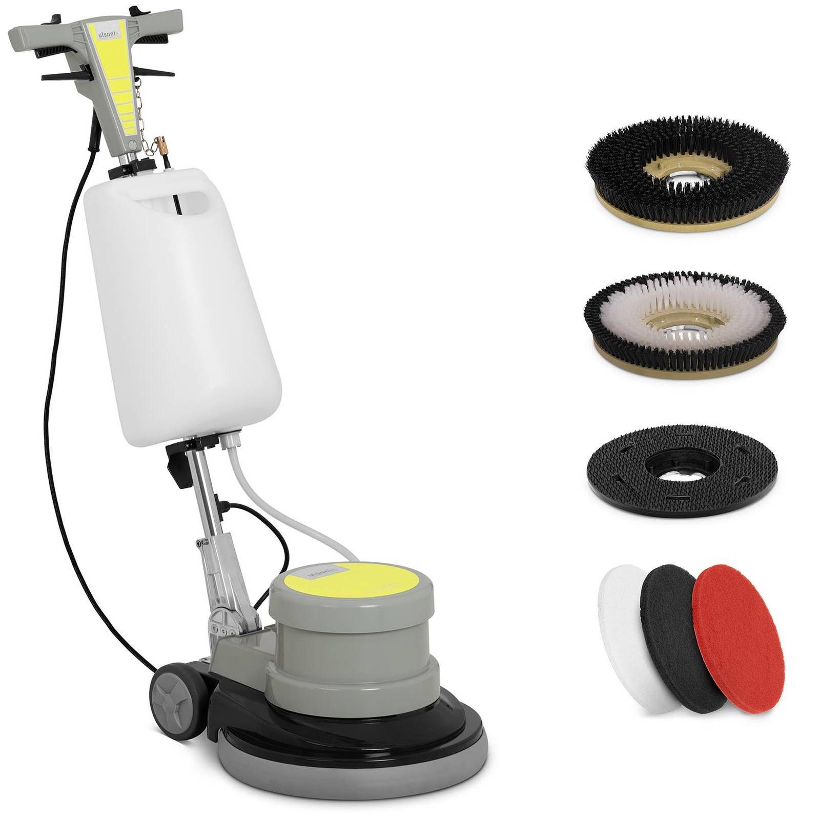 Ulsonix Hartbodenreiniger Einscheibenmaschine Bodenpoliermaschine Bohnermaschine Poliermaschine