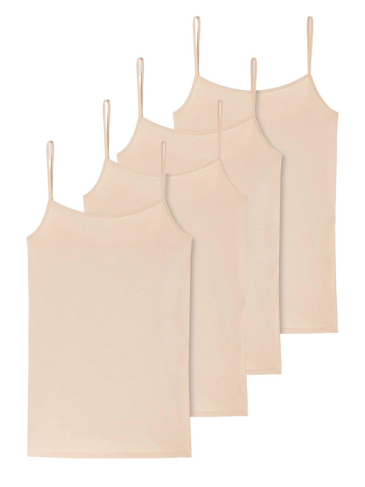 Schiesser Spaghettitop 95/5 Organic Cotton (4-tlg) günstig online kaufen