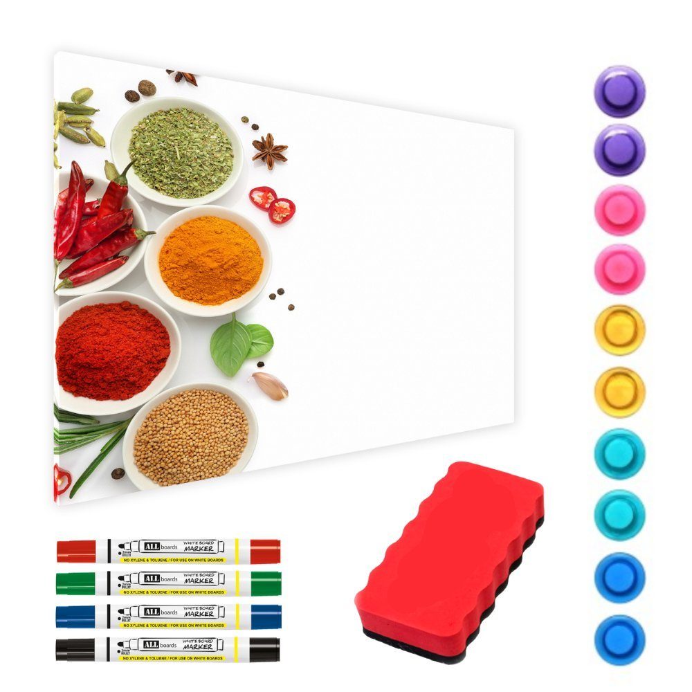 ALLboards Magnettafel ALLboards Metallische Magnettafel GEWÜRZE KRÄUTER WÜR günstig online kaufen