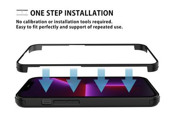 MyGadget Handyhülle 360 Grad Hülle für Apple iPhone 12 / 12 Pro, Rundumschutz Vorne & Hinten Full Cover mit eingebautem Displayschutz