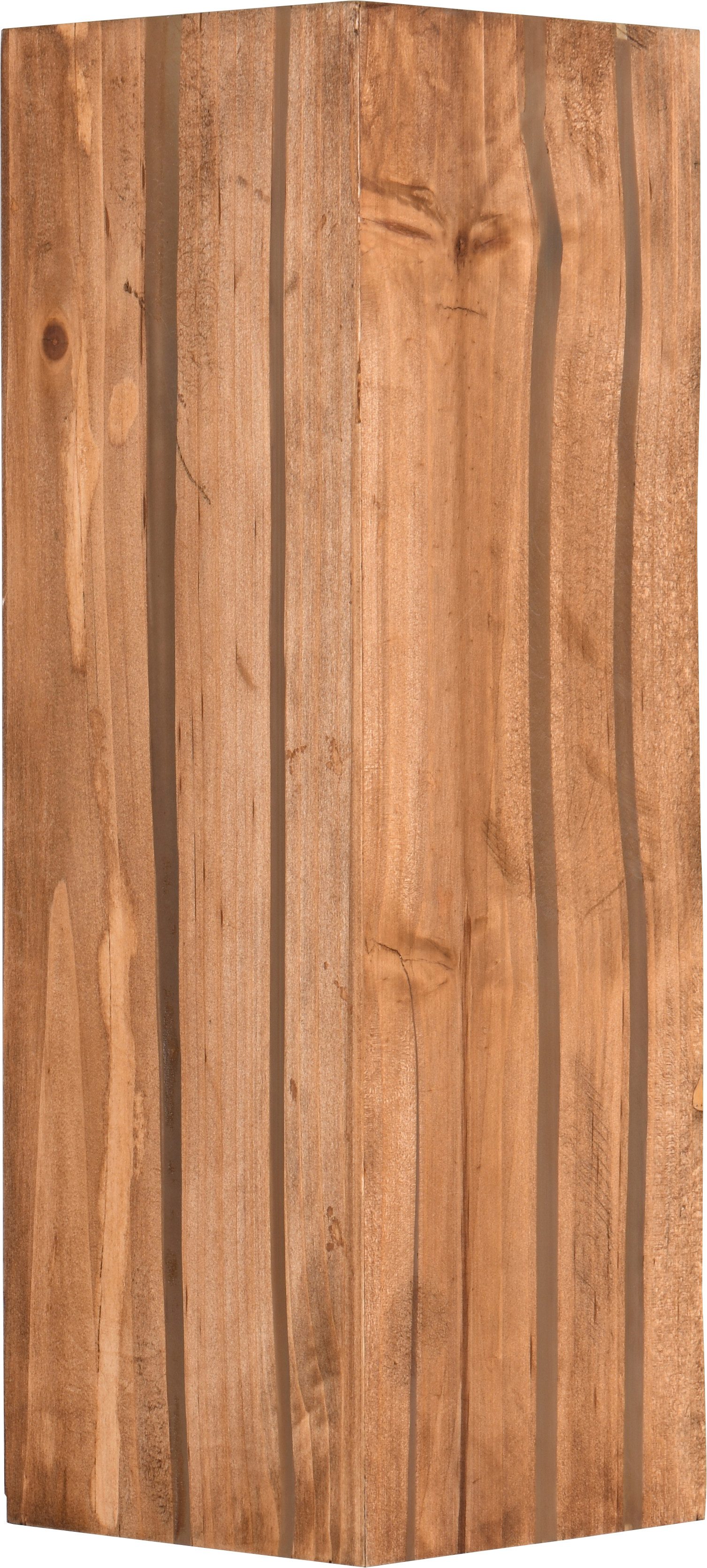 TRIO Leuchten Wandleuchte KARUNI, Wandlampe mit Holz Schirm naturbelassen, indirektes Licht, Leuchtmittel wechselbar, warmweiß - kaltweiß, exkl 1x E14 max 10W, Holz Wandleuchte mit Lichteffekten am Schirm