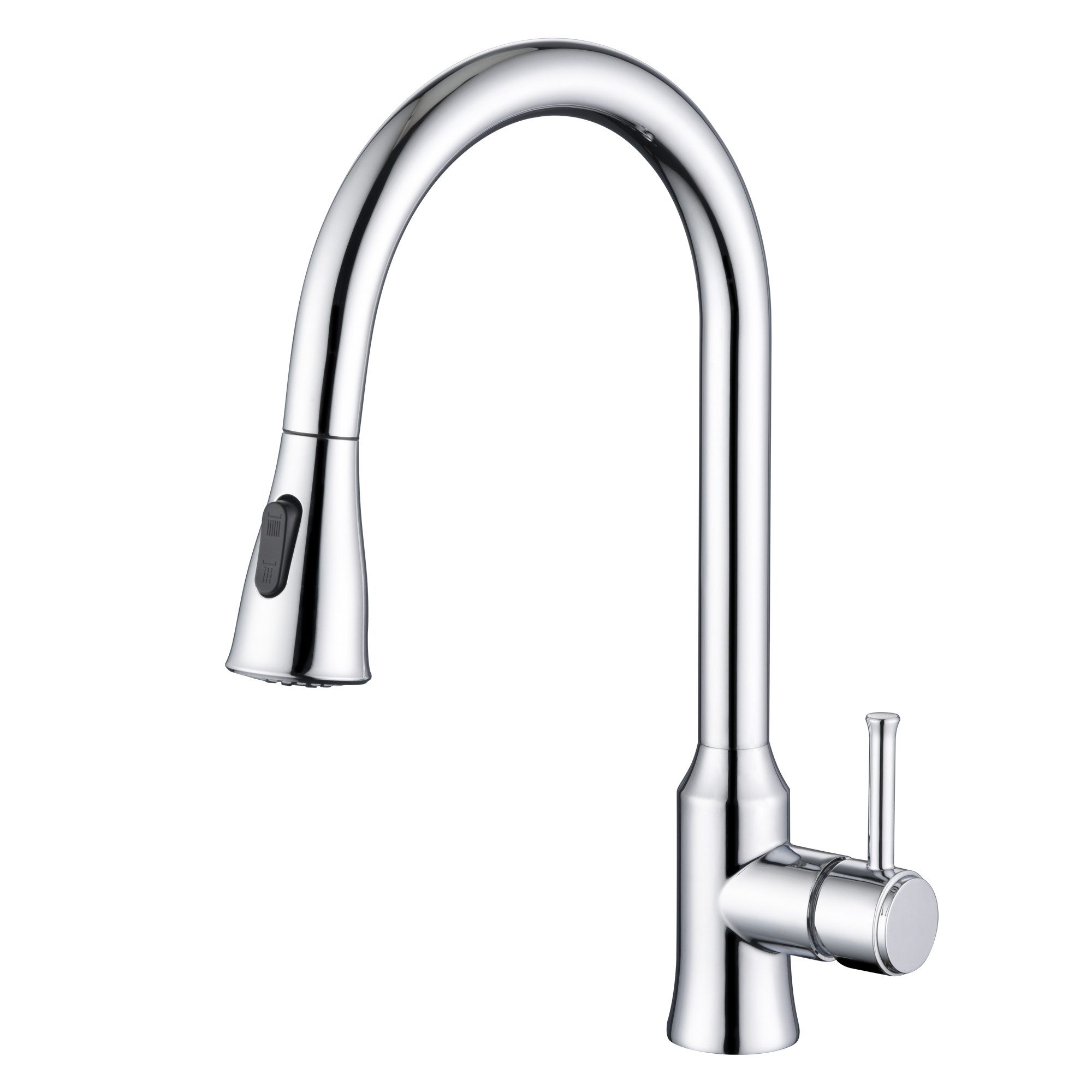 Sumerain Küchenarmatur Pulldown-Küchenwasserhahn mit 360° Schwenk-Auslauf​ (Mischbatterie) 2 Spray Modi​, Einhebel​