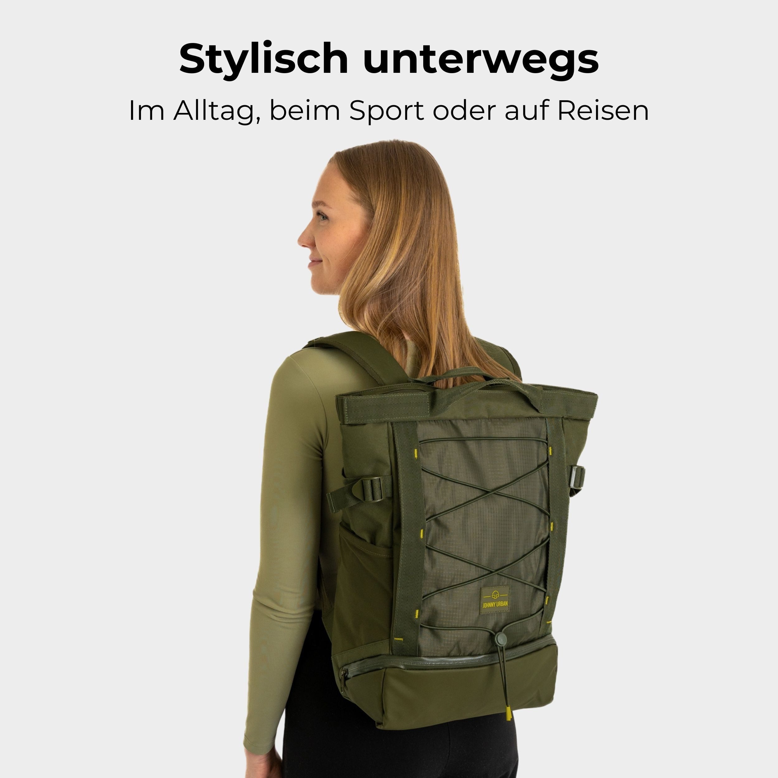 Johnny Urban Cityrucksack Harper Tagesrucksack für Damen & Herren (1-tlg), Sportlicher Tote Bag Rucksack, Praktischer Daypack, Wasserabweisend