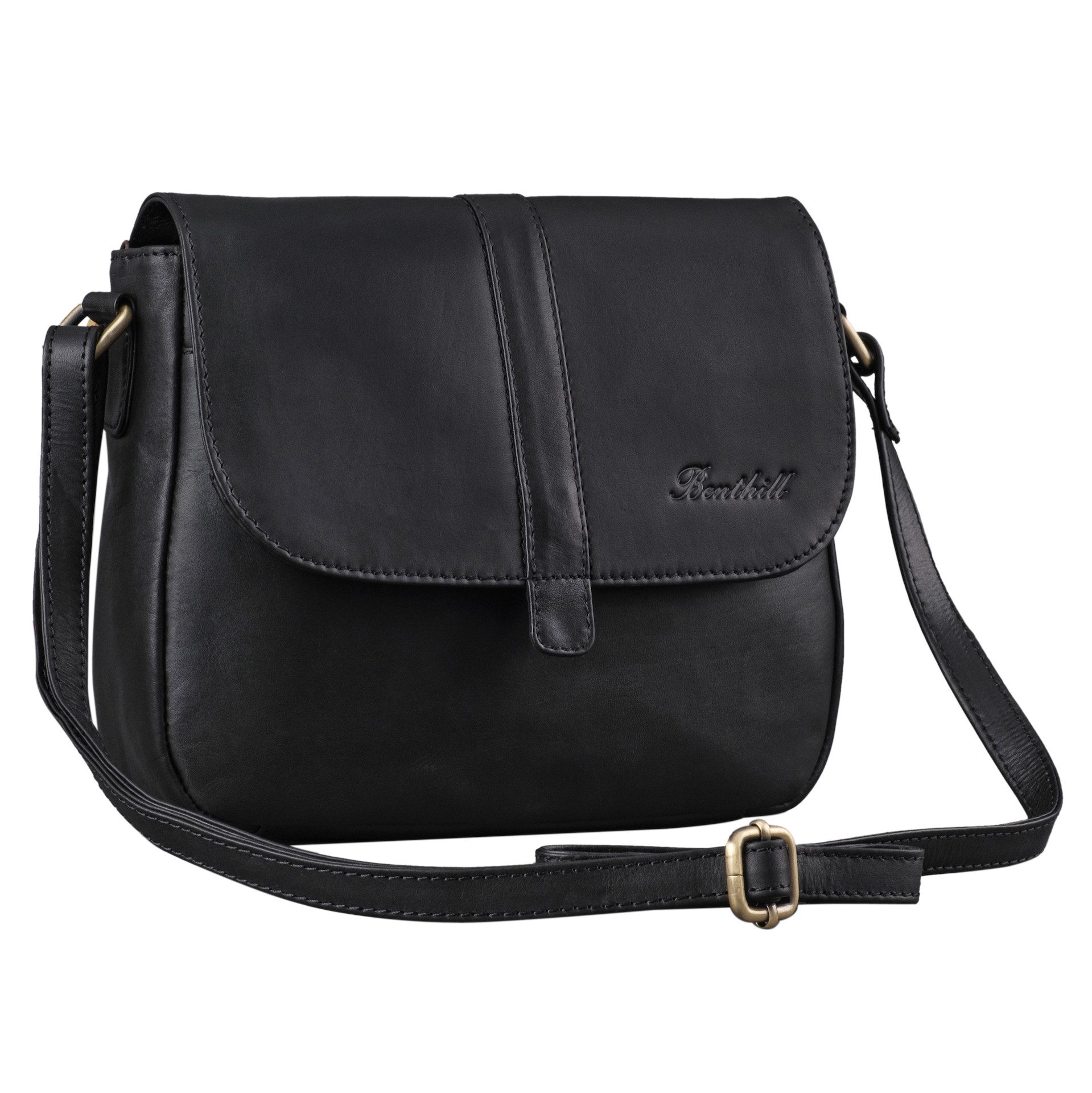 Umhängetasche Damen Echt Leder Tasche Handtasche Schultertasche Vintag Umhängetasche