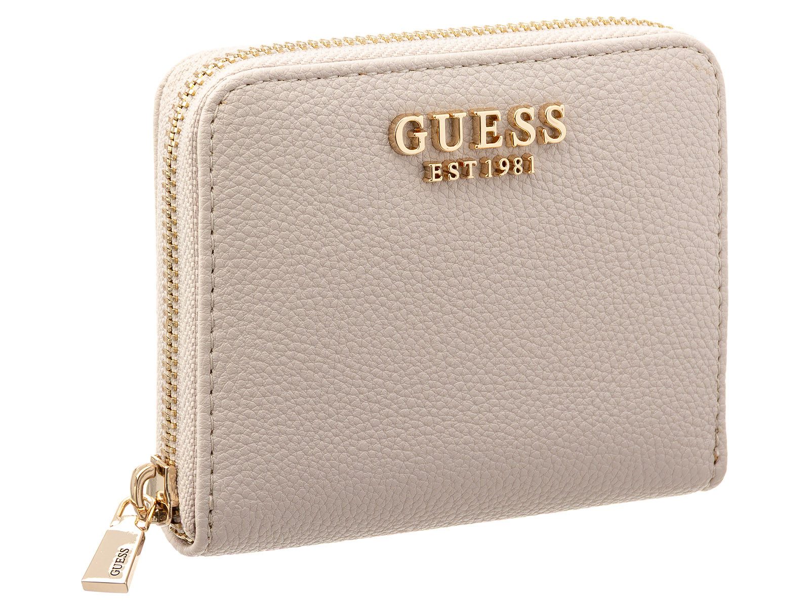 Guess Geldbörse SWBG7459137 LAUREL II SLG SMALL ZIP AROUND Woman (Stück, 1-tlg., 1), Logoschriftzug