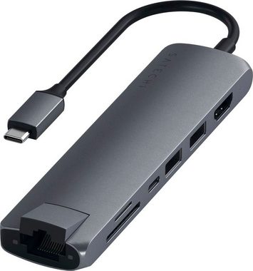 Satechi Type-C Multi-Port Hub 4K Ethernet Slim Notebook-Adapter