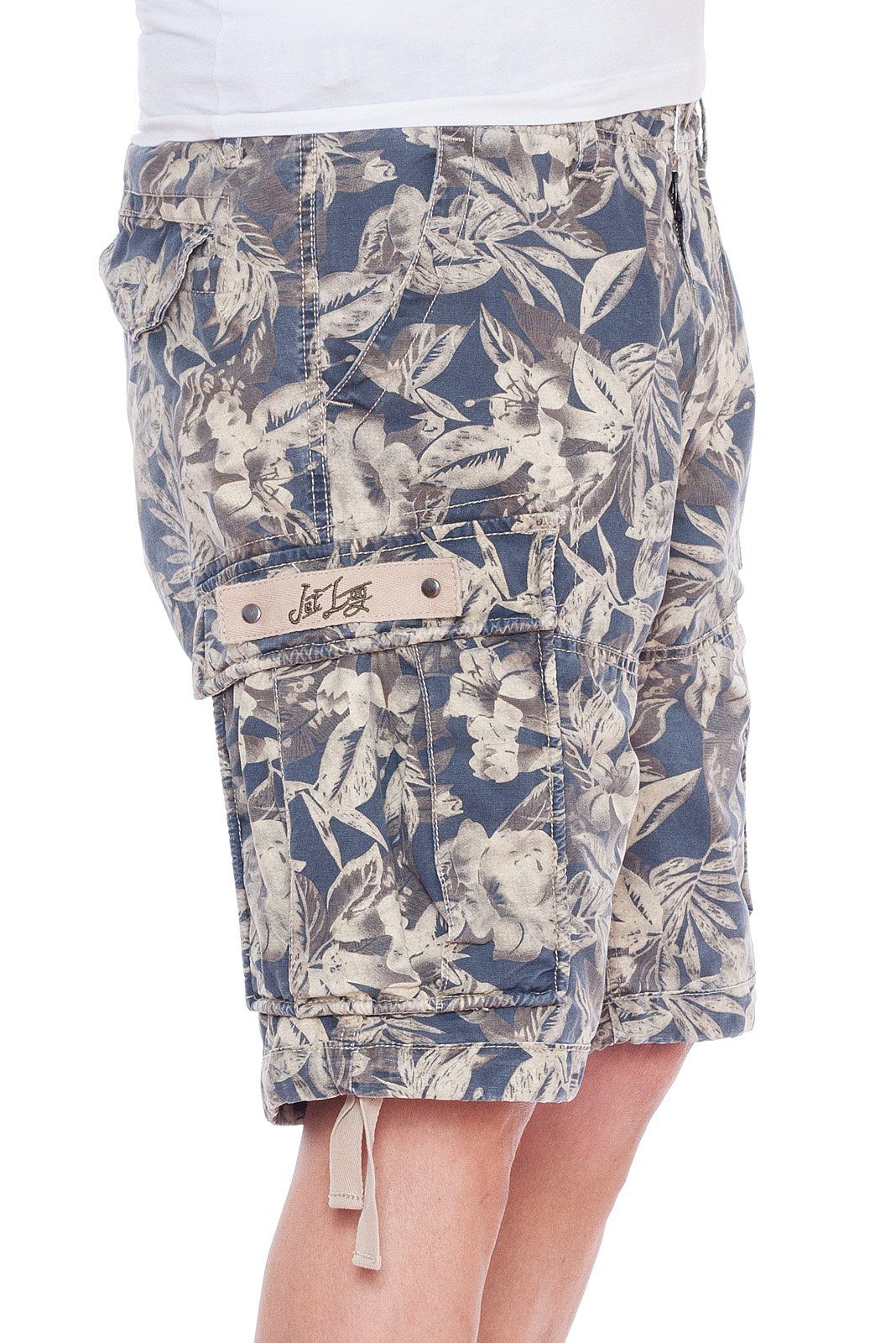 Jet Lag Cargoshorts Flower Green, Flower günstig online kaufen