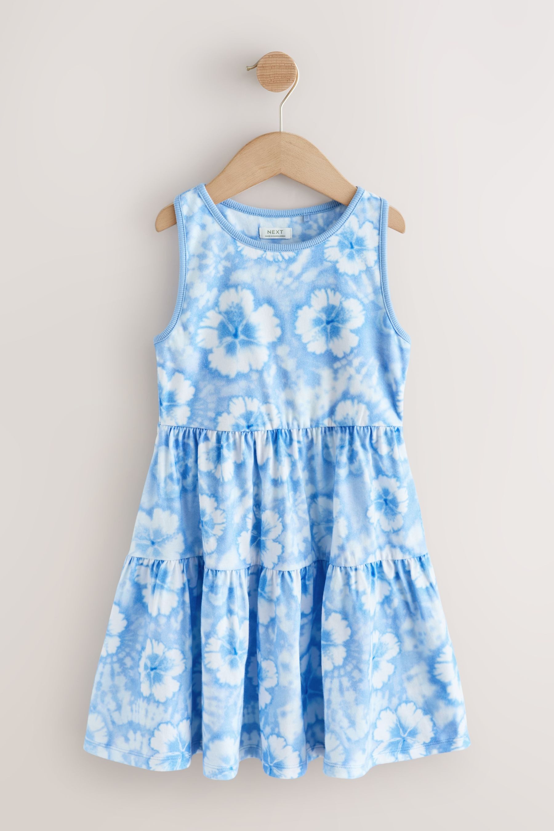 Sommerkleid Sommerkleid mit Zierdrehung am Rücken