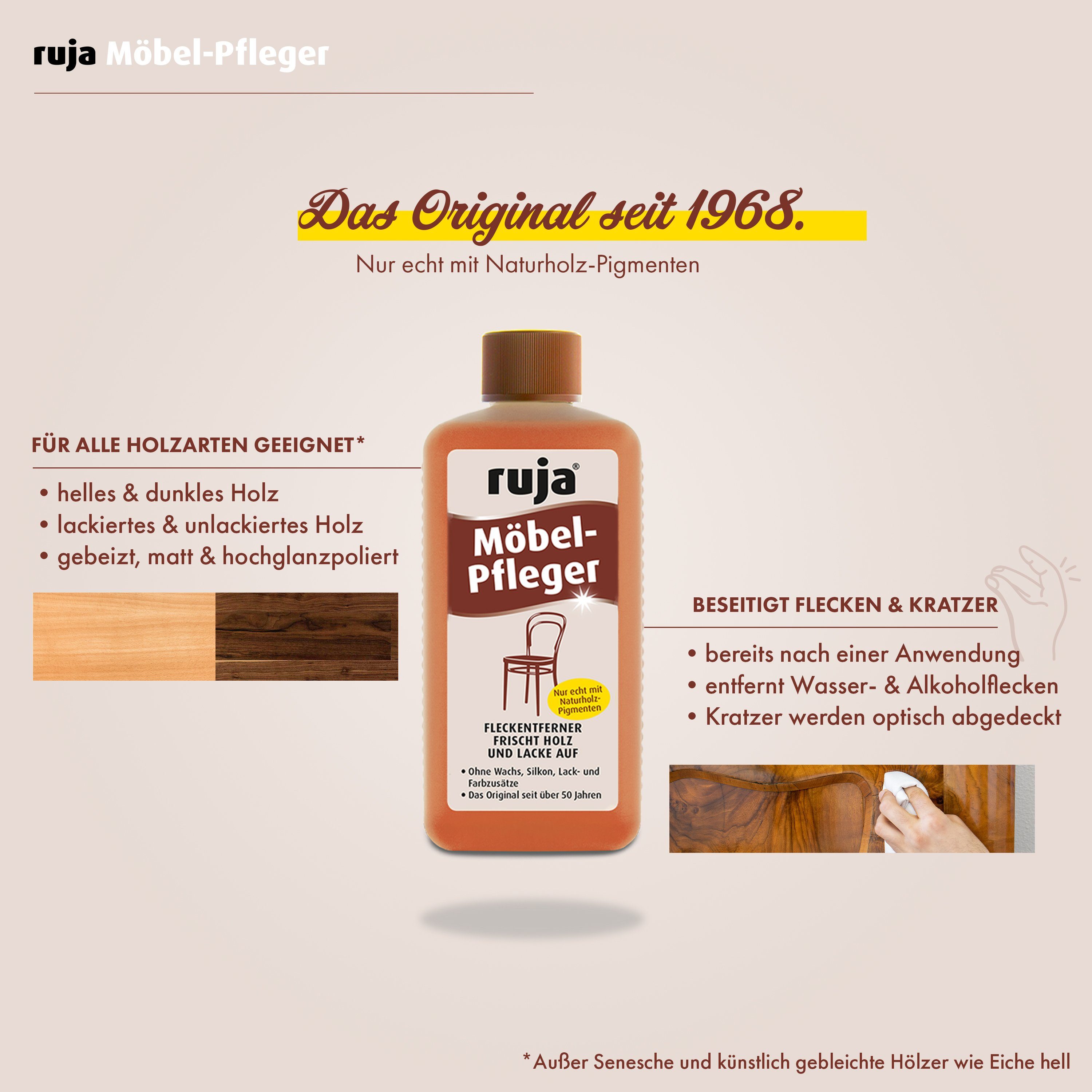 ml & Möbel-Pfleger in einem Holzpflegeöl Produkt), ruja Pflege 500 (Reinigung