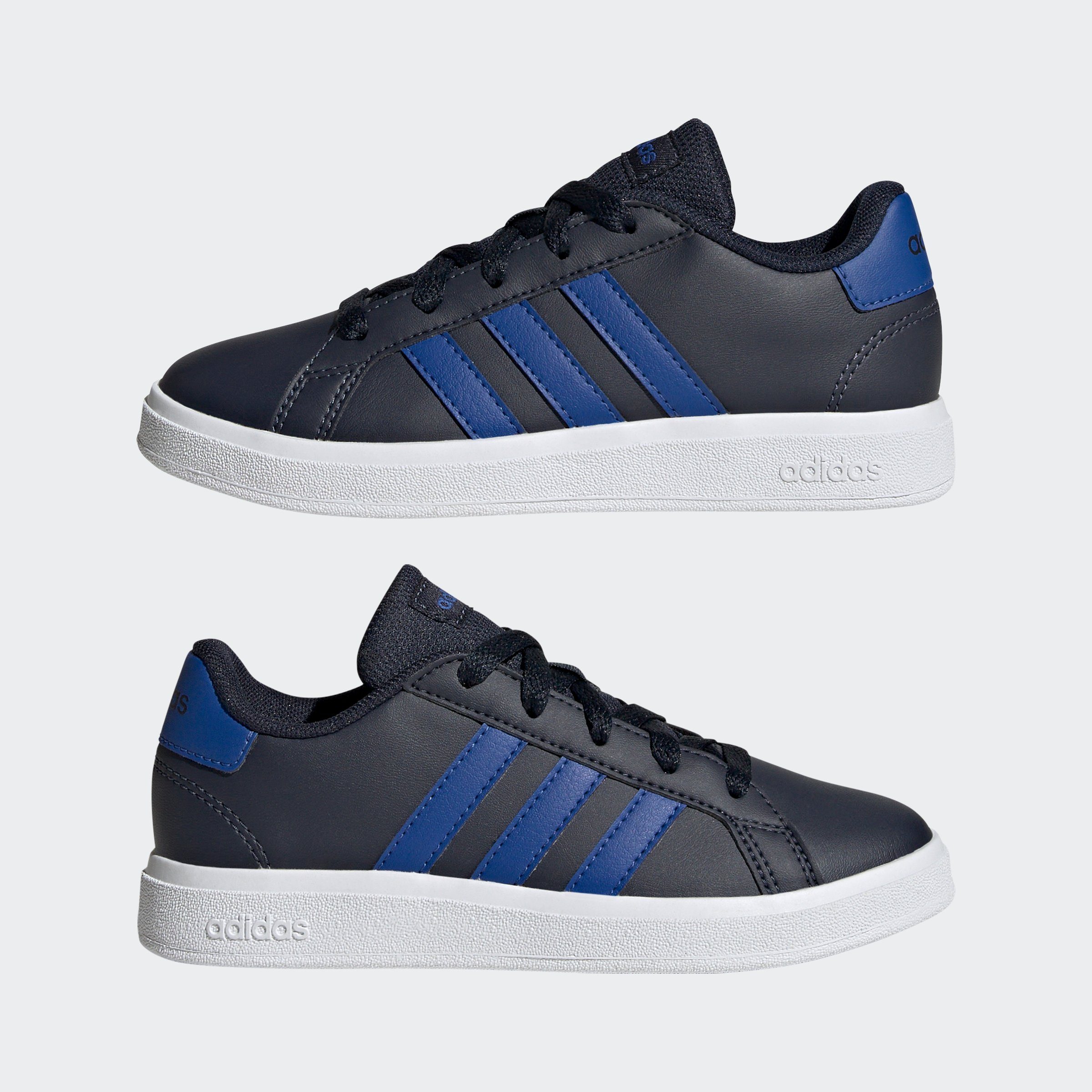 adidas Sportswear Cloud auf den White COURT GRAND adidas Ink LACE-UP Spuren des Sneaker Legend Superstar LIFESTYLE TENNIS / Royal Design / Blue