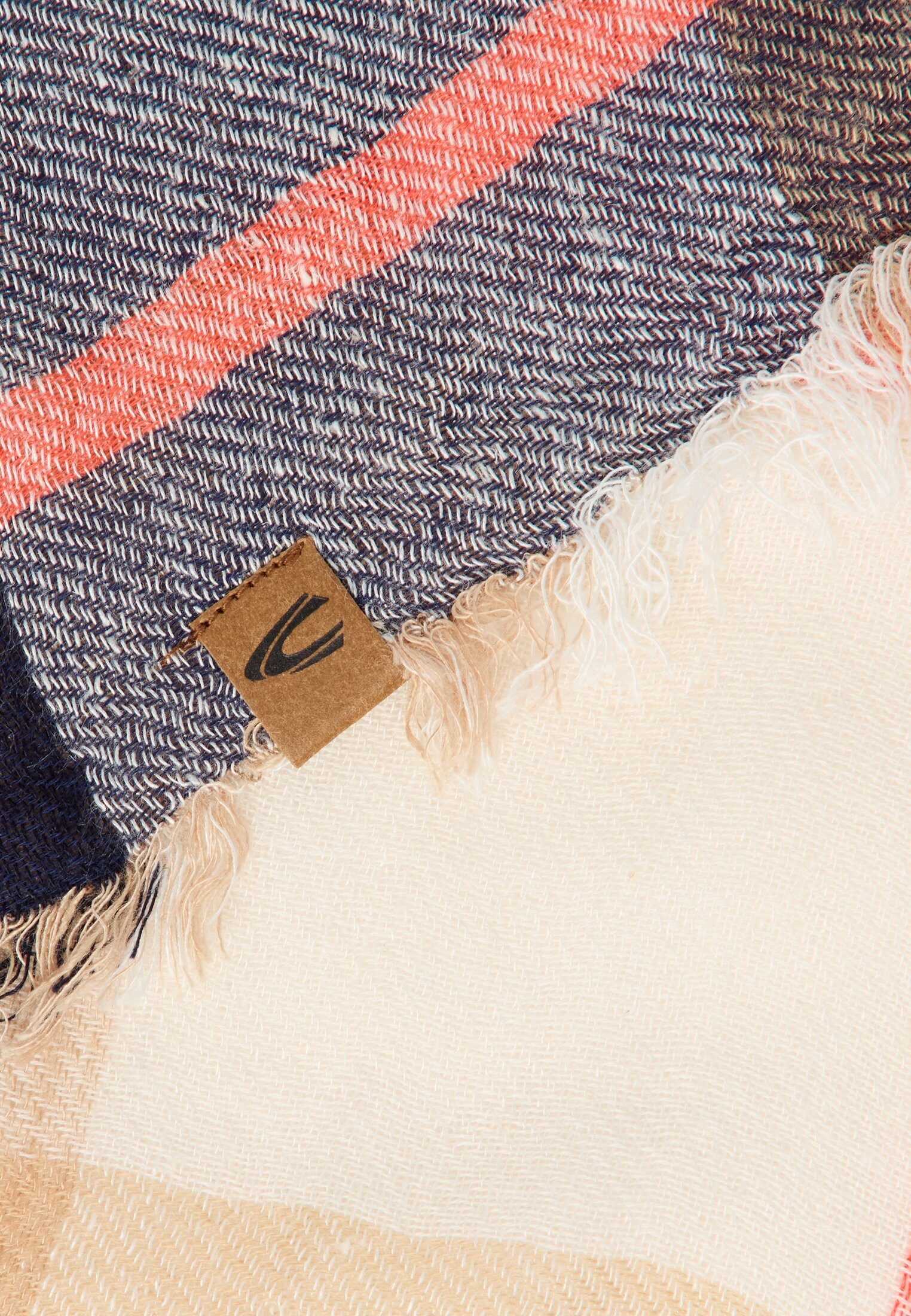 camel active Modeschal Schal aus einem Baumwollmix