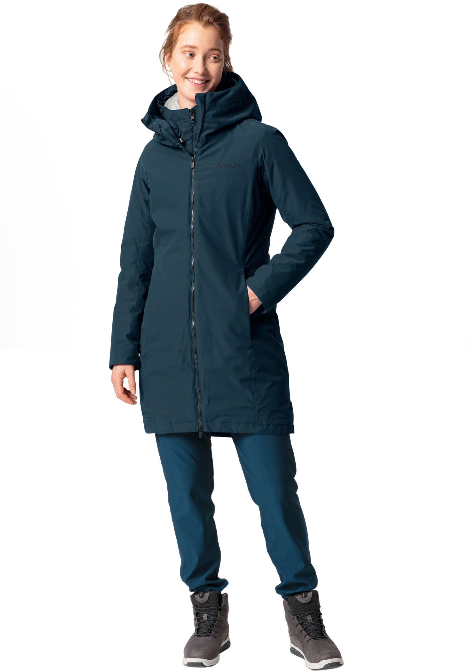 VAUDE 3-in-1-Funktionsparka 3IN1 dark COAT (2-St) uni sea WOMEN'S III ANNECY