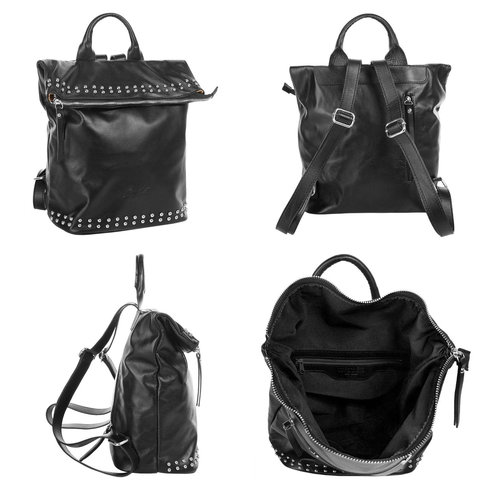 Samantha Look Cityrucksack, echt Leder, Made in Italy günstig online kaufen