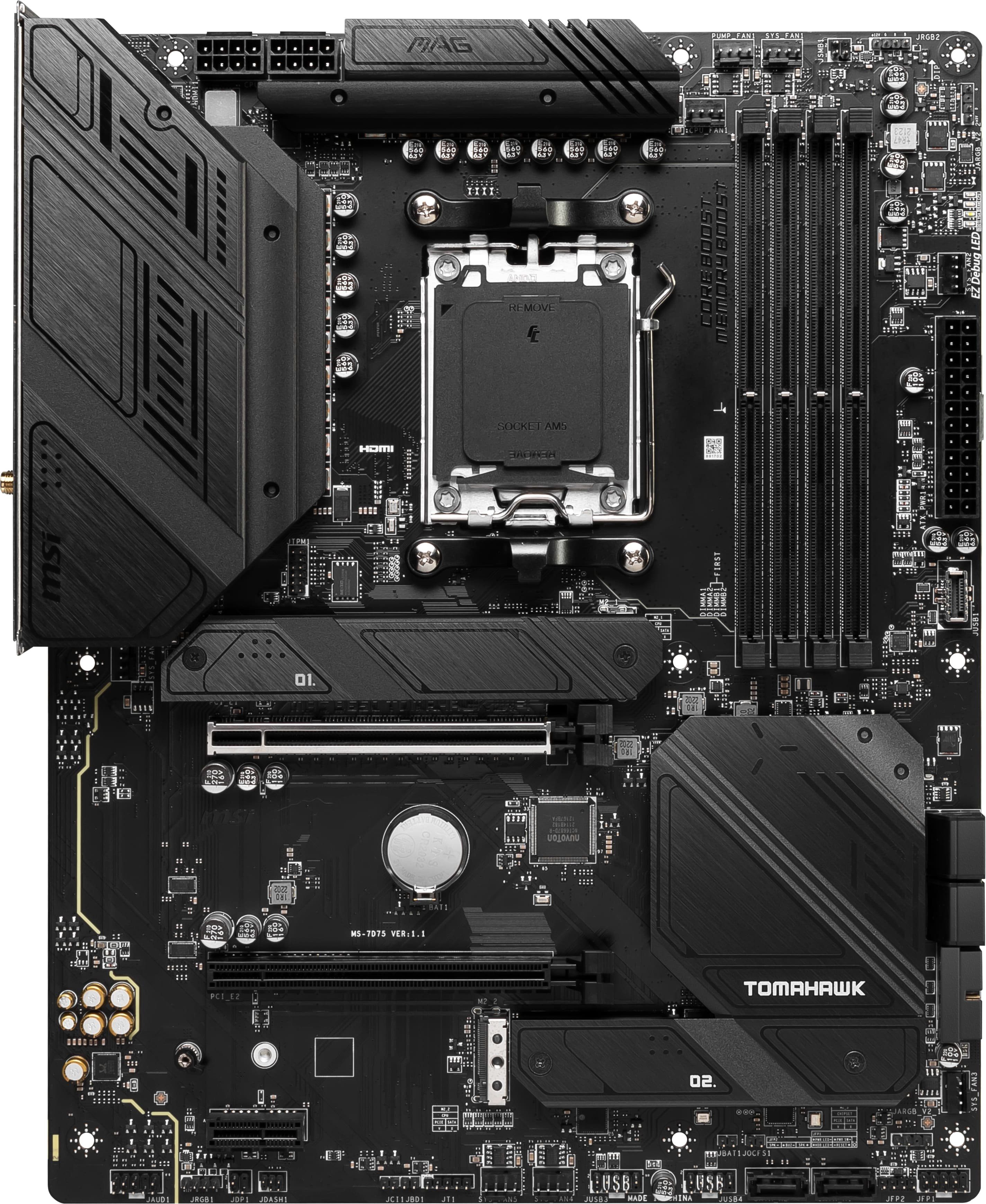 MSI MAG B650 TOMAHAWK WIFI Mainboard LED-Beleuchtung