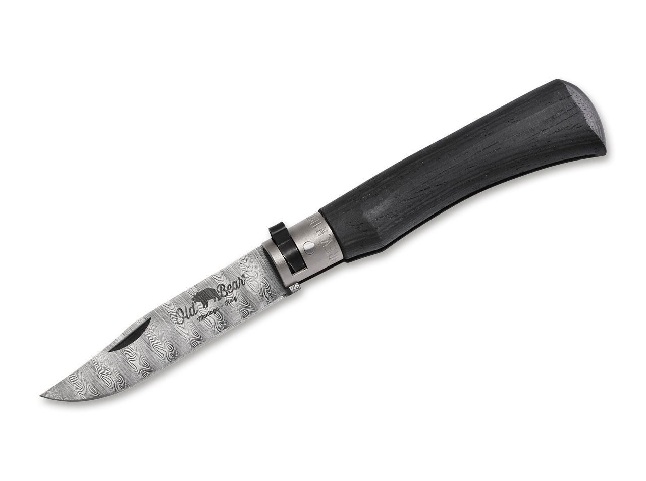 Old Bear Taschenmesser Taschenmesser Collection M Damascus Black