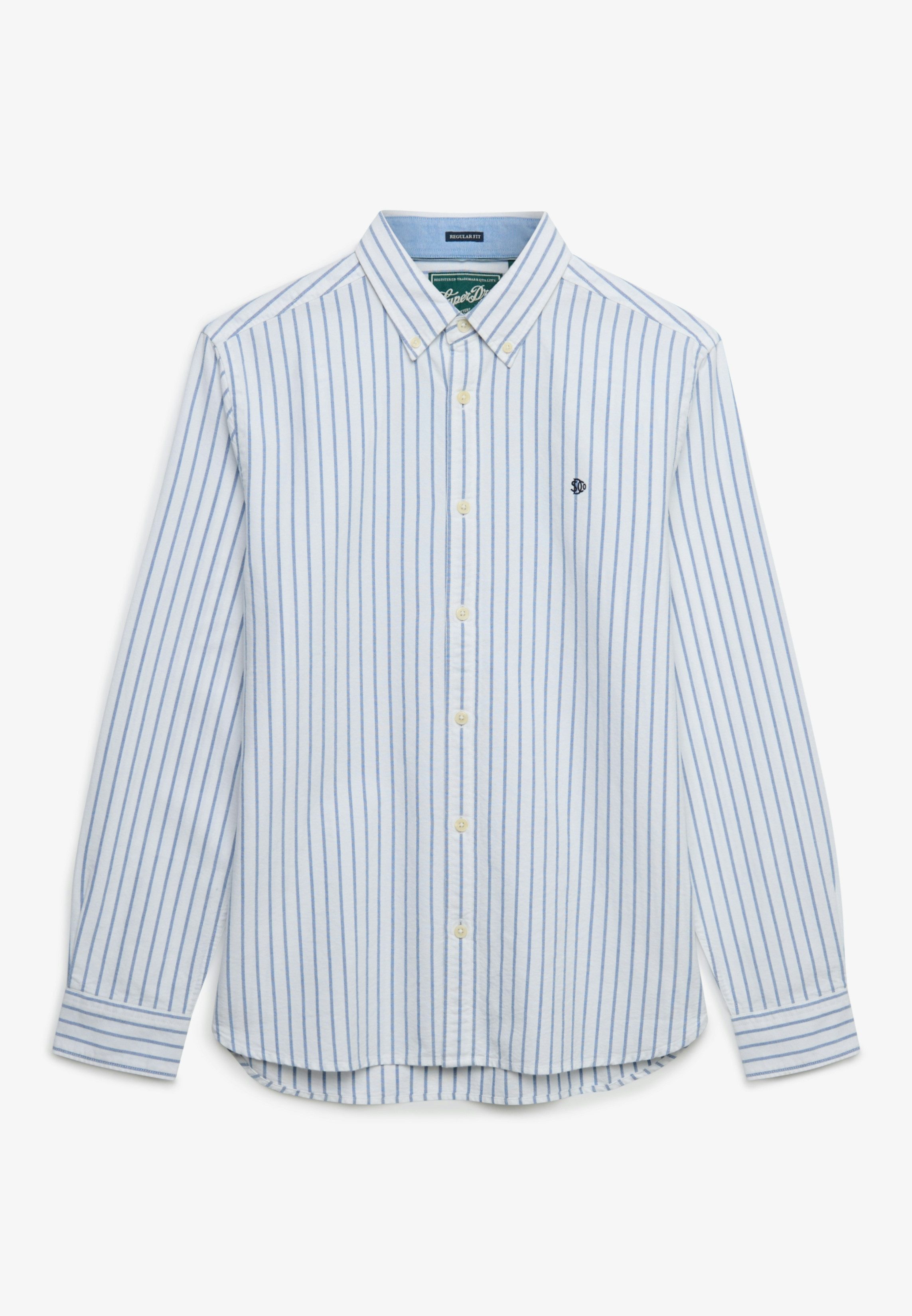 Superdry Langarmhemd PREPPY OXFORD L/S SHIRT Baumwolle, regular fit