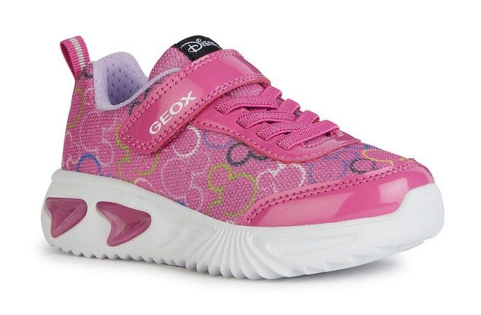 Geox J ASSISTER GIRL D Slip-On Sneaker mit cooler Blinkfunktion