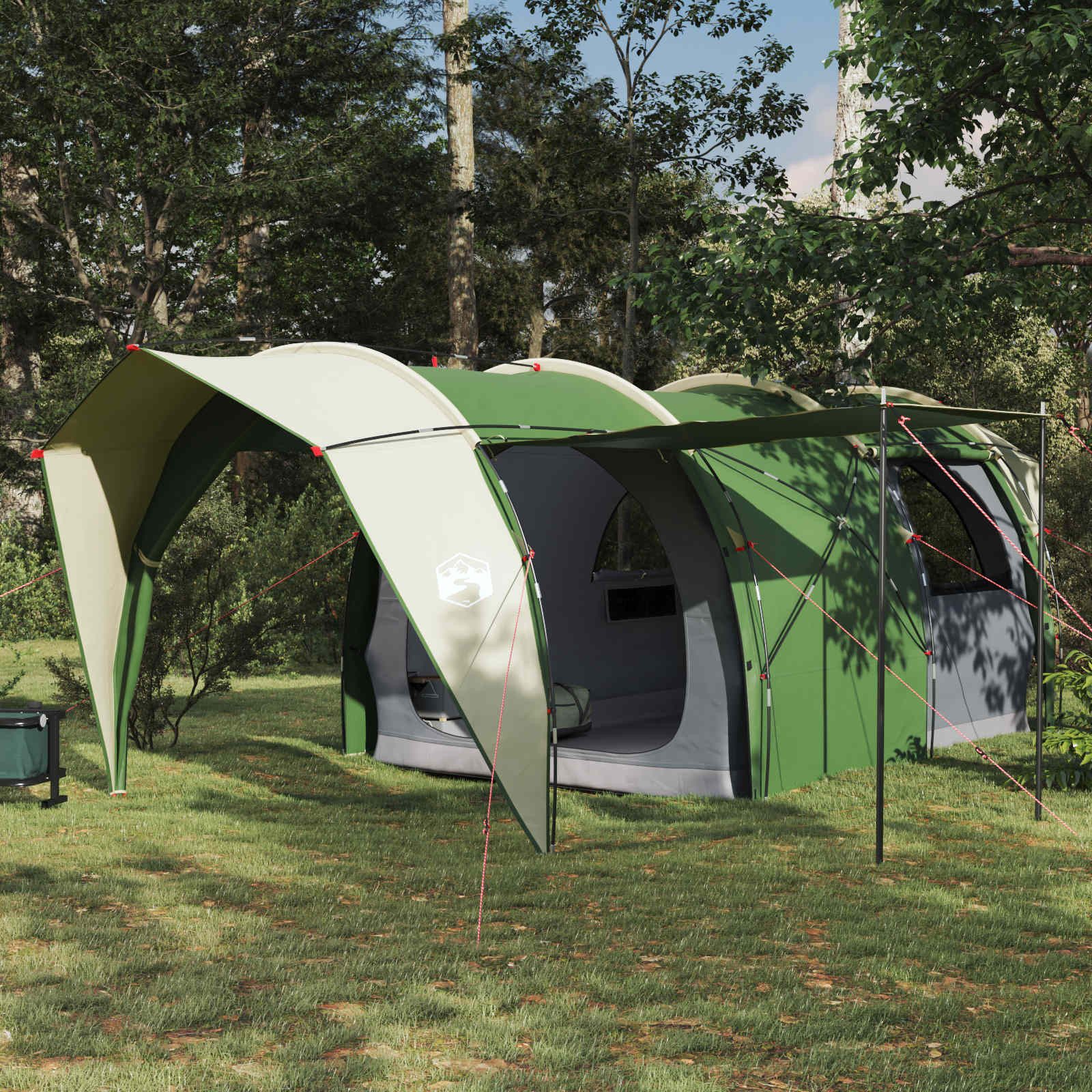 vidaXL Tunnelzelt Tunnelzelt Grün 562 x 265 x 216 cm, (1 tlg)