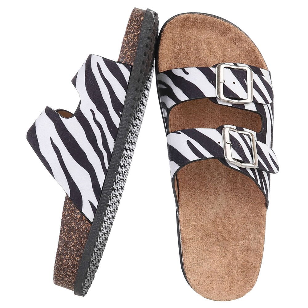 Ital-Design Damen Komfort Sandale mit Schnallen für Freizeit und Alltag Pan günstig online kaufen