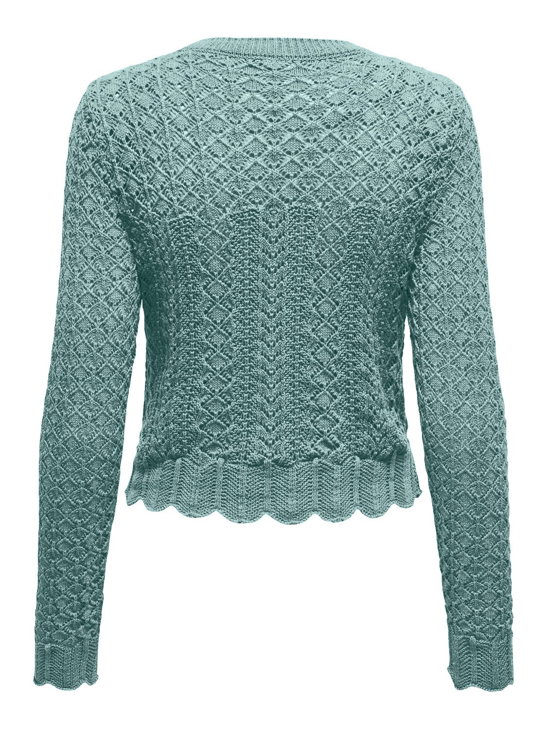 ONLY Strickpullover ONLSAGA LIFE LS O-NECK CC KNT