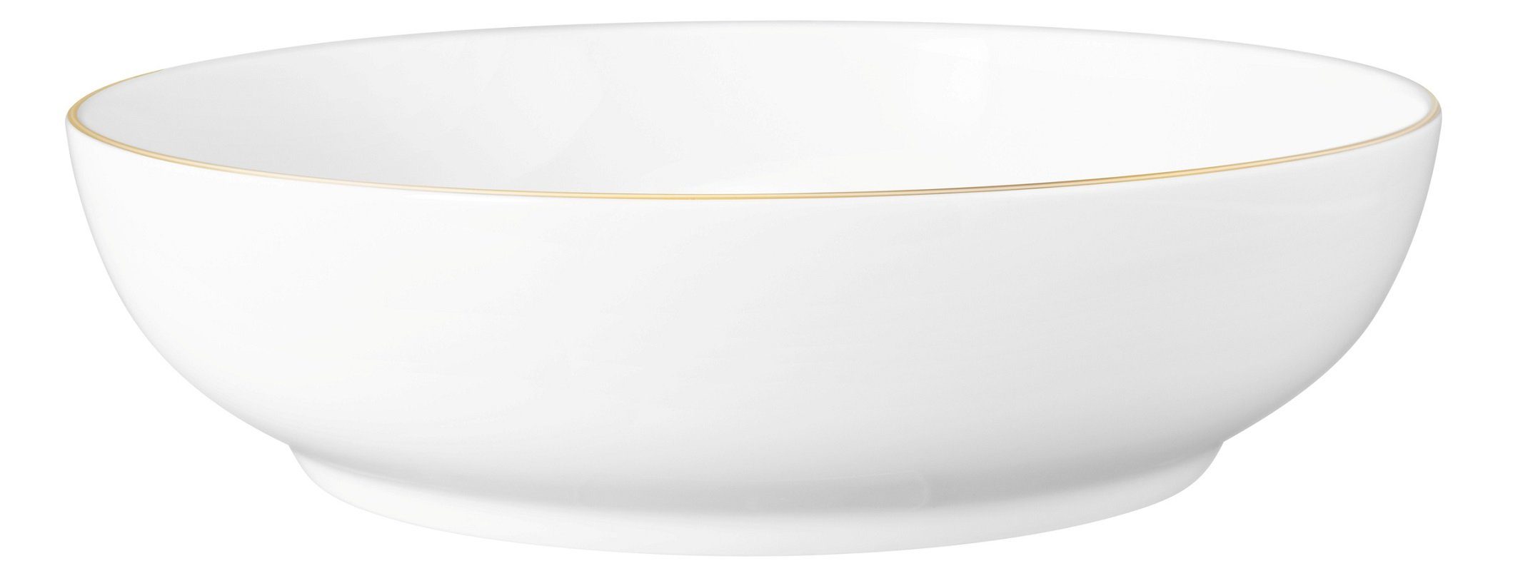 Seltmann Weiden Schüssel Seltmann Weiden Liberty Goldrand Foodbowls 25 cm, Porzellan, (1 Foodbowl) | Schüsseln