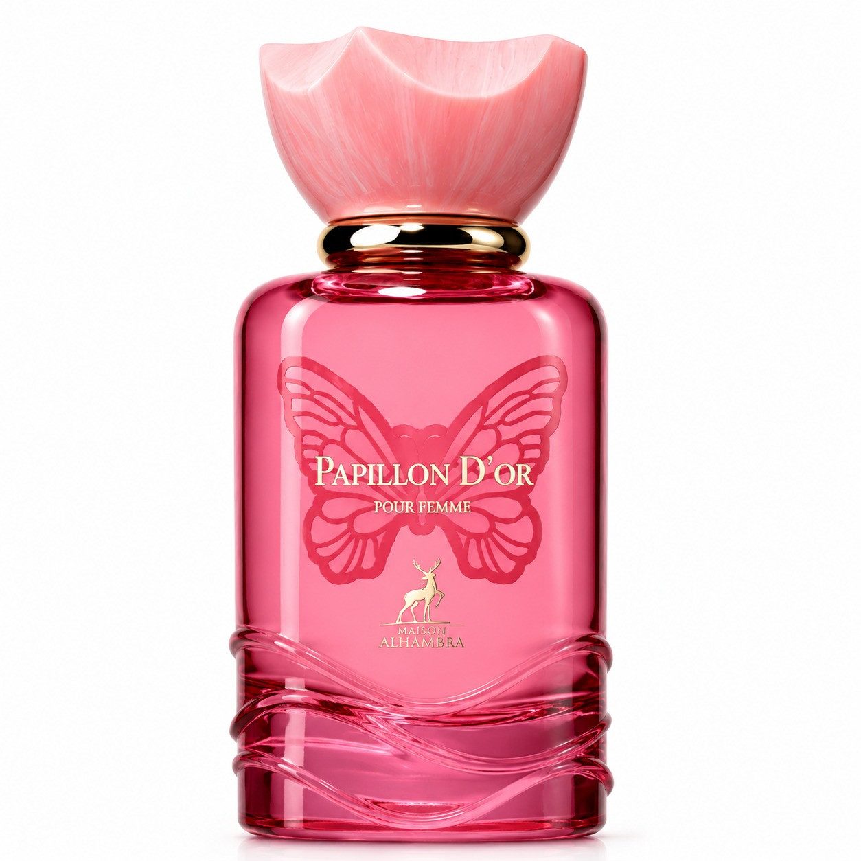 Maison Alhambra Duft-Set Papillon D'or EDP – Fruchtig Gourmand + Parfümzerstäuber (leer)