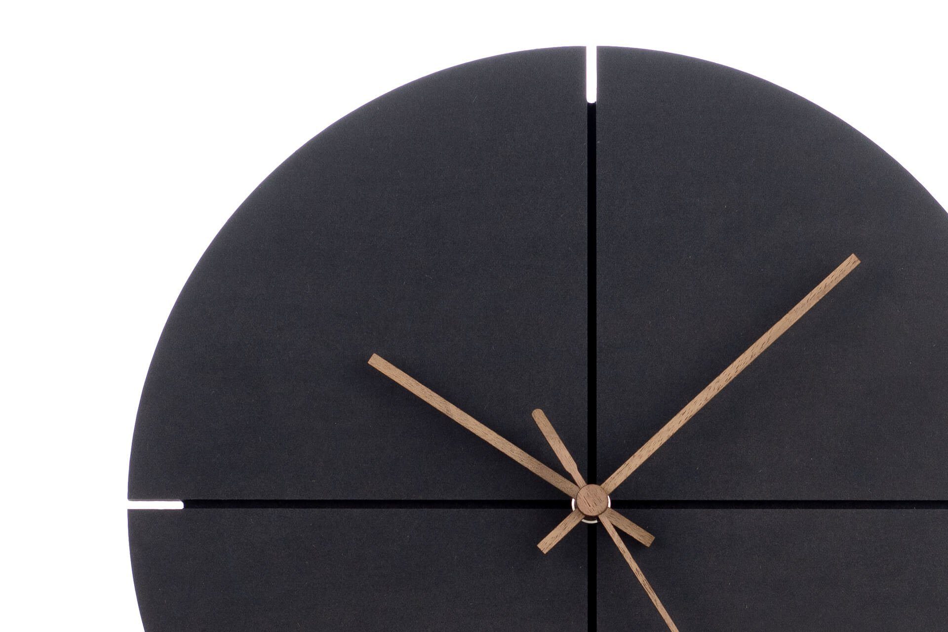 THE ONZENO Design-Uhr) 29x29x0.9 cm (handgefertigte Wanduhr INTENSE.