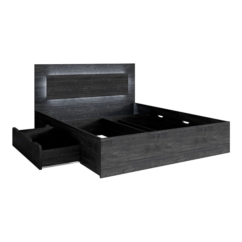 Lomadox Schlafzimmer-Set TORTONA-166, (Spar-Set, 3-tlg., Bettgestell günstig online kaufen