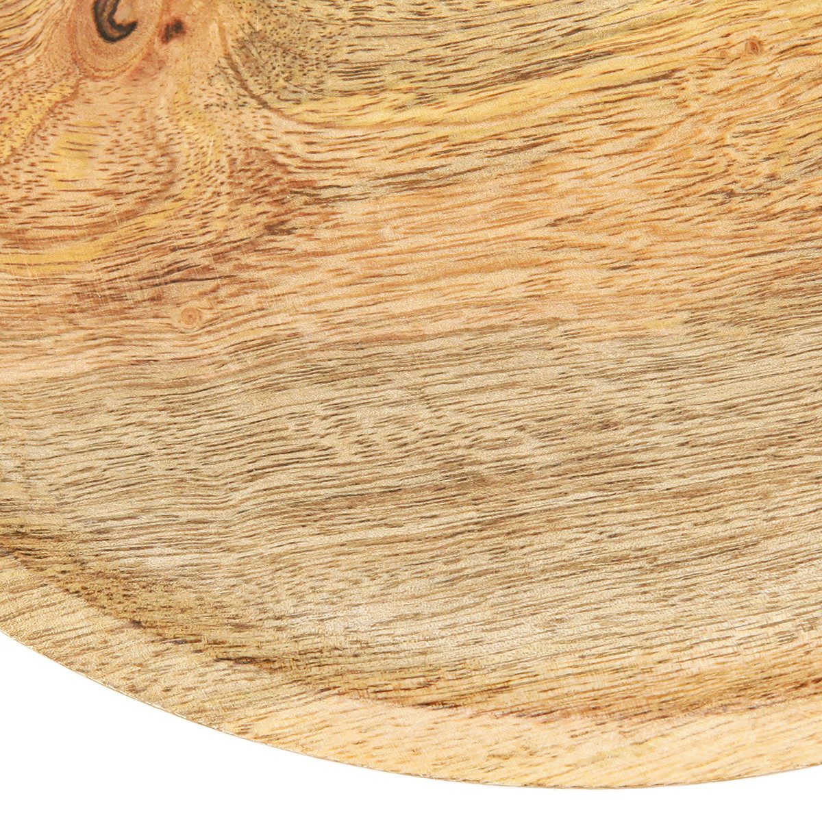 Florists Products Dekokorb Dekoteller Holz Tortenständer Natur Ø25cm Unikat Vintage