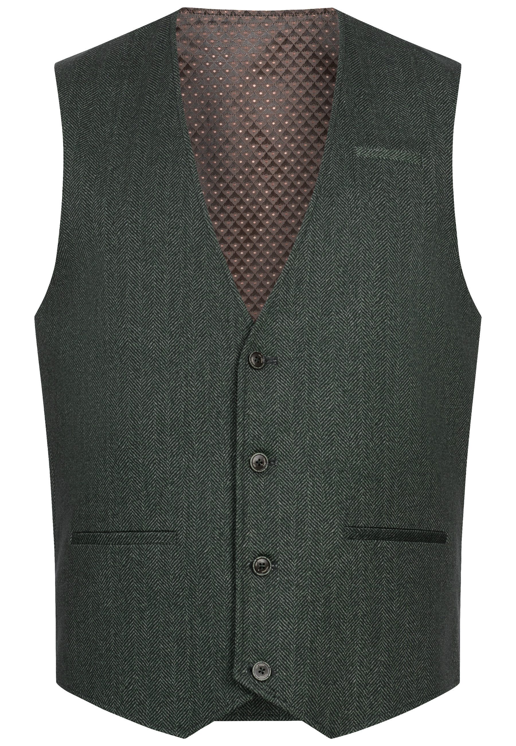 Green Herringbone